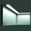 Architectural Products By Outwater Orac Decor CX190 | High Impact Polystyrene Crown Moulding | 1-1/8in Face x 78in Long, 10PK CX190-10PACK